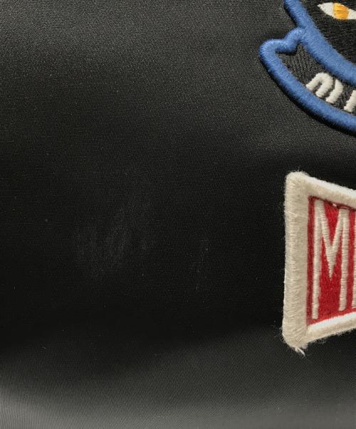 MIU MIU（ミュウミュウ）MIU MIU (ミュウミュウ) キャットエンブロイダリーバックパック ブラックの古着・服飾アイテム