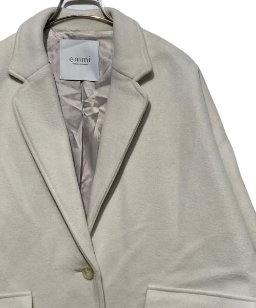 emmi（エミ）emmi (エミ) リサイクルウールロングコート ホワイト サイズ:Ｓ 未使用品の古着・服飾アイテム