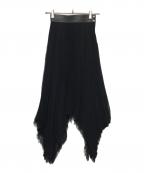 LOEWEロエベ）の古着「プリーツスカート」｜ブラック