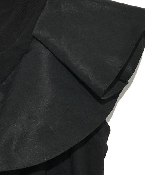 ALEXANDER McQUEEN（アレキサンダーマックイーン）ALEXANDER McQUEEN (アレキサンダーマックイーン) ラッフルカットソー ブラック サイズ:36の古着・服飾アイテム