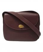 Cartierカルティエ）の古着「マストラインフラップショルダーバッグ」｜ボルドー