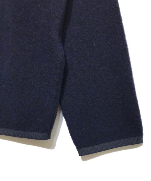 STONE ISLAND（ストーンアイランド）STONE ISLAND (ストーンアイランド) brushed wool blend pullover sweater ネイビー サイズ:L 未使用品の古着・服飾アイテム