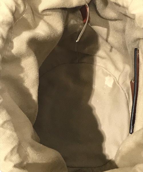 Chloe（クロエ）Chloe (クロエ) Mifuko (ミフコ) WOODY/ウッディスモールバスケットバッグ ベージュの古着・服飾アイテム