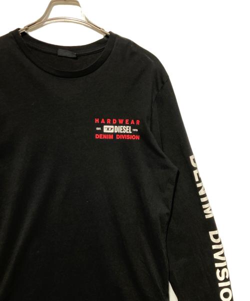 DIESEL（ディーゼル）DIESEL (ディーゼル) ロングスリーブカットソー ブラック サイズ:Sの古着・服飾アイテム