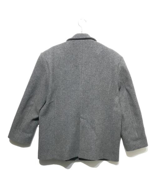 CLANE（クラネ）CLANE (クラネ) OVER SHOULDER PEAKED LAPEL COAT グレー サイズ:1の古着・服飾アイテム