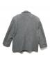 CLANE (クラネ) OVER SHOULDER PEAKED LAPEL COAT グレー サイズ:1：40000円