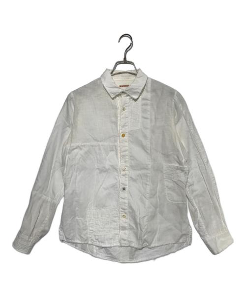 KAPITAL（キャピタル）KAPITAL (キャピタル) マルチポケットシャツ ホワイト サイズ:XSの古着・服飾アイテム