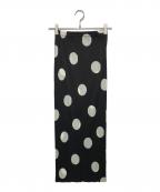 PLEATS PLEASEプリーツプリーズ）の古着「ライムドットロングスカート」｜ブラック