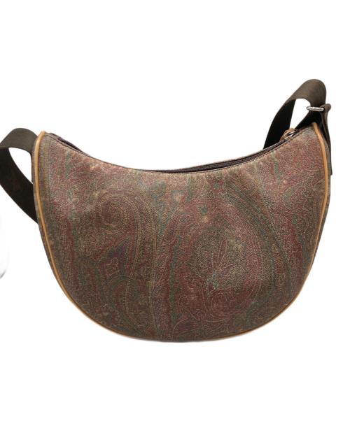 ETRO（エトロ）ETRO (エトロ) ハーフムーンショルダーバッグ ブラウンの古着・服飾アイテム
