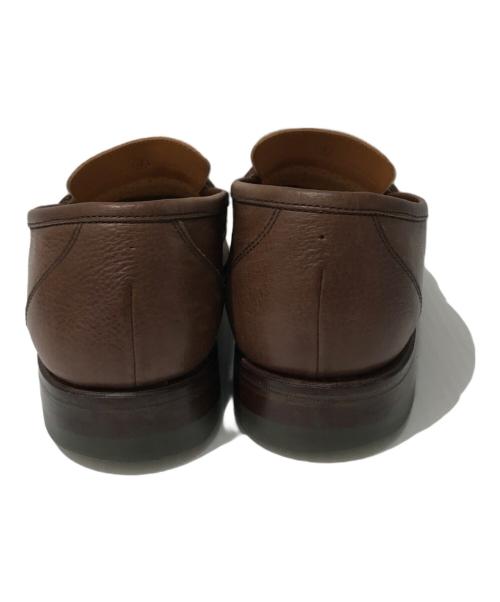 SCOTCH GRAIN（スコッチグレイン）SCOTCH GRAIN (スコッチグレイン) ローファー ベージュ×ホワイト サイズ:22.5cmの古着・服飾アイテム