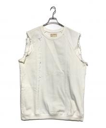 77circa（ナナナナサーカ）の古着「デニムベスト」｜ホワイト