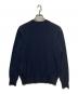 EMPORIO ARMANI (エンポリオアルマーニ) クルーネックニット ネイビー サイズ:S 未使用品：5000円