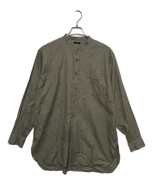 leno（リノ）LENO (リノ) バンドカラーシャツ カーキ サイズ:1の古着・服飾アイテム