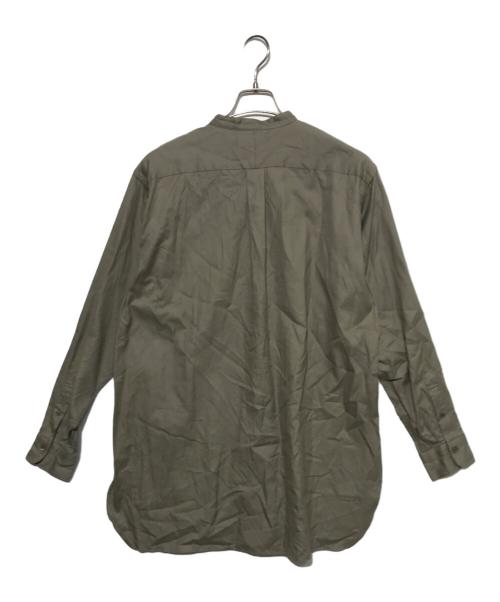 leno（リノ）LENO (リノ) バンドカラーシャツ カーキ サイズ:1の古着・服飾アイテム