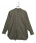 LENO（リノ）の古着「バンドカラーシャツ」｜カーキ