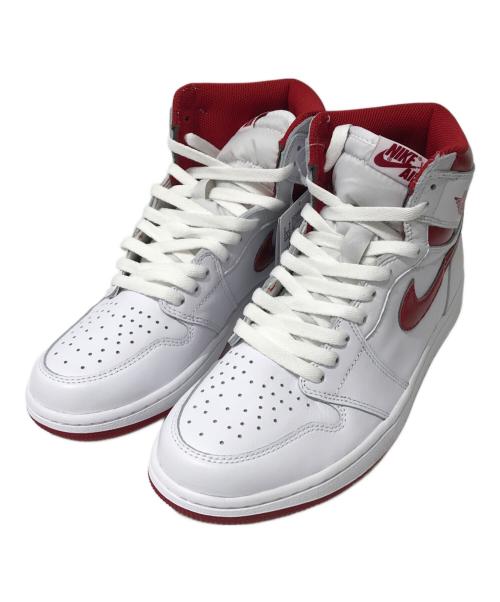 NIKE（ナイキ）NIKE (ナイキ) HIGH OG METALLIC RED ホワイト×レッド サイズ:26 未使用品の古着・服飾アイテム