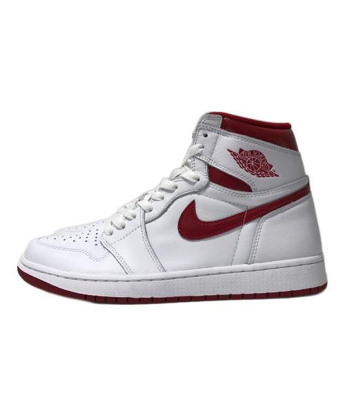 NIKE（ナイキ）NIKE (ナイキ) HIGH OG METALLIC RED ホワイト×レッド サイズ:26 未使用品の古着・服飾アイテム