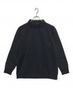 COMOLIコモリ）の古着「ナイロンコットン裏毛スウェット」｜ネイビー