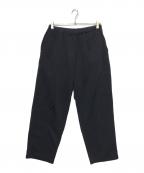 COMOLIコモリ）の古着「ナイロンコットン裏毛トラックパンツ」｜ネイビー