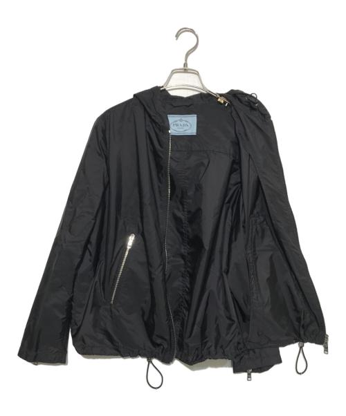 PRADA（プラダ）PRADA (プラダ) プレートワッペンナイロンジャケット ブラック サイズ:42の古着・服飾アイテム