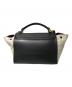 CELINE (セリーヌ) トラペーズミディアムハンドバッグ ブラック×ホワイト：28000円