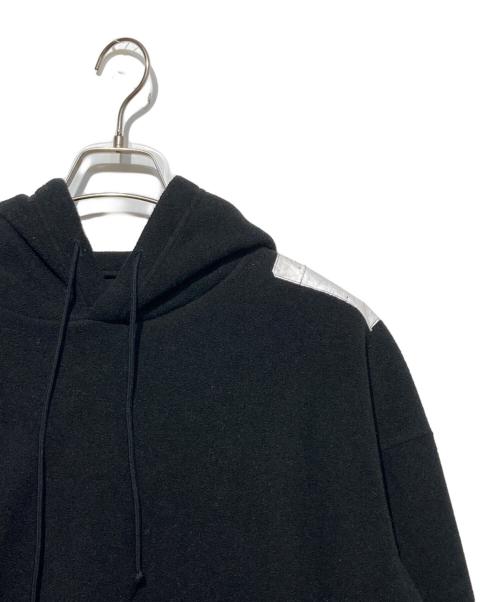 N.HOOLYWOOD（エヌ ハリウッド）N.HOOLYWOOD (エヌ ハリウッド) HOODED SWEATSHIRT ブラック サイズ:Sの古着・服飾アイテム