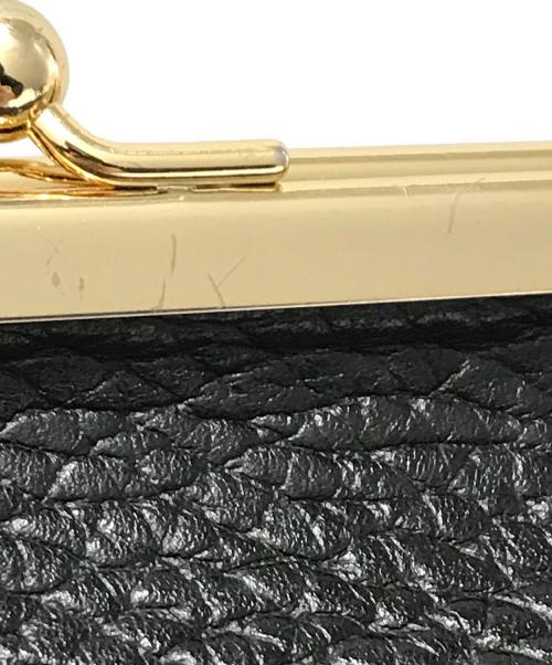 PORTER（ポーター）PORTER (ポーター) 5525gallery (ゴーゴーニーゴーギャラリー) がま口ショルダーバッグ ブラックの古着・服飾アイテム