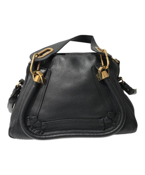 Chloe（クロエ）Chloe (クロエ) パラティ 2WAYショルダーバッグ ブラックの古着・服飾アイテム