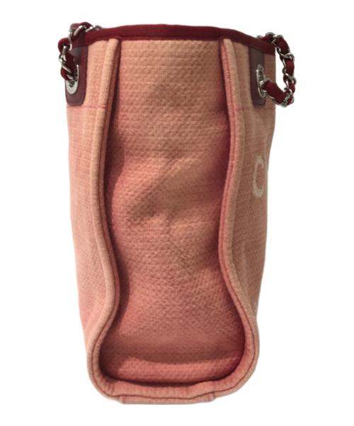 CHANEL（シャネル）CHANEL (シャネル) ドーヴィルPM ショルダーバッグ レッドの古着・服飾アイテム