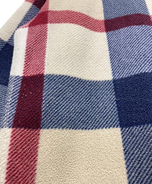 BLACK LABEL CRESTBRIDGE（ブラックレーベル クレストブリッジ）BLACK LABEL CRESTBRIDGE (ブラックレーベル クレストブリッジ) チェックフリーススウェット ネイビー×ベージュ サイズ:LLの古着・服飾アイテム