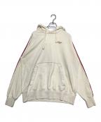Acne studiosアクネ ストゥディオス）の古着「アームラインロゴフーディ」｜アイボリー