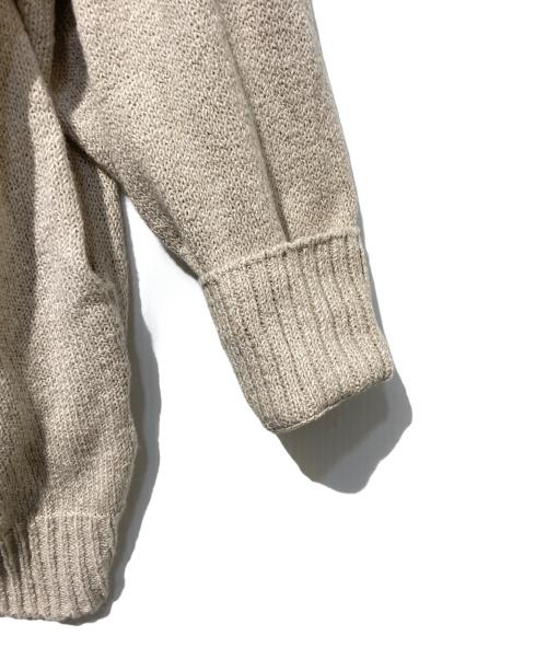 journal standard luxe（ジャーナルスタンダード ラックス）JOURNAL STANDARD LUXE (ジャーナルスタンダード ラックス) Co/PeテンジクVネックカーディガン ベージュ サイズ:FREEの古着・服飾アイテム