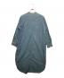 caqu (サキュウ) FS chambray long shirtsワンピース ブルー サイズ:１：5000円