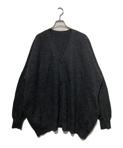 journal standard luxe（ジャーナルスタンダード ラックス）JOURNAL STANDARD LUXE (ジャーナルスタンダード ラックス) メリノボイルVネックカーディガン グレー サイズ:ＦＲＥＥの古着・服飾アイテム