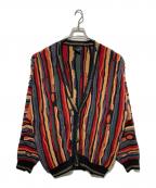 J.Ferrarジェイフェラー）の古着「3Dカーディガン」｜マルチカラー