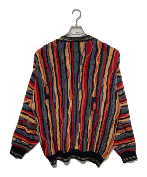 J.Ferrar（ジェイフェラー）J.Ferrar (ジェイフェラー) 3Dカーディガン マルチカラー サイズ:XLの古着・服飾アイテム