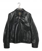 Schottショット）の古着「レザージャケット」｜ブラック