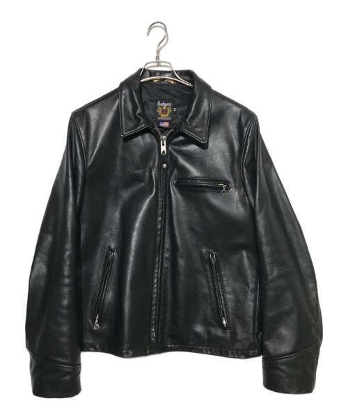 Schott（ショット）Schott (ショット) レザージャケット ブラック サイズ:42の古着・服飾アイテム