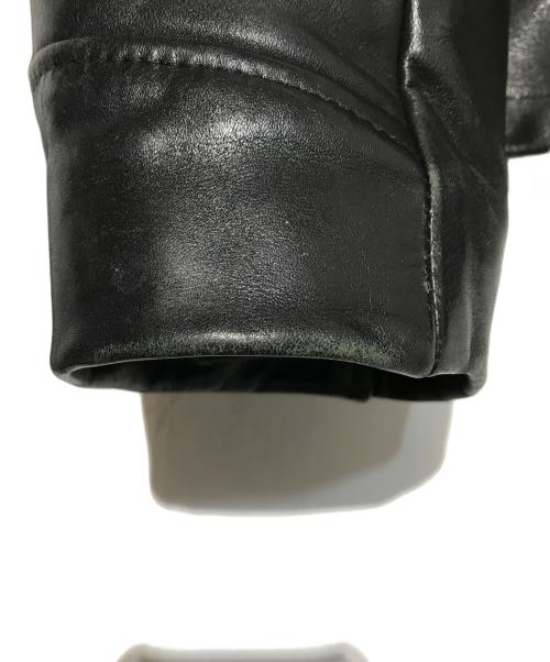 Schott（ショット）Schott (ショット) レザージャケット ブラック サイズ:42の古着・服飾アイテム