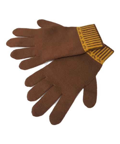 LOEWE（ロエベ）LOEWE (ロエベ) 手袋 ブラウン サイズ:ｓの古着・服飾アイテム