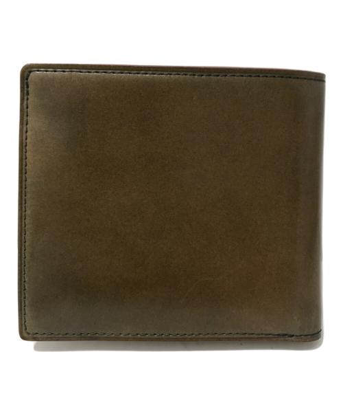 GANZO（ガンゾ）GANZO (ガンゾ) コードバン2つ折り財布 ブラウンの古着・服飾アイテム