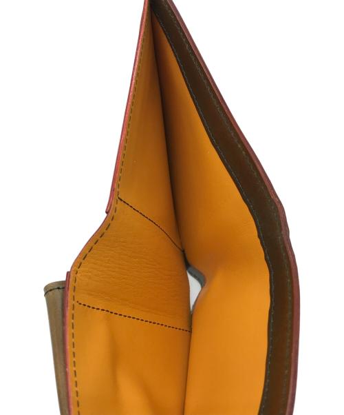 GANZO（ガンゾ）GANZO (ガンゾ) コードバン2つ折り財布 ブラウンの古着・服飾アイテム