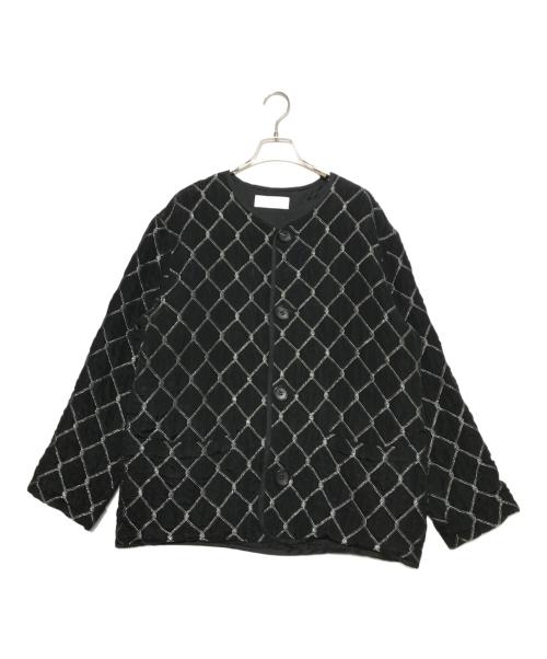 NEON SIGN（ネオンサイン）NEON SIGN (ネオンサイン) キルティングジャケット ブラック サイズ:46の古着・服飾アイテム