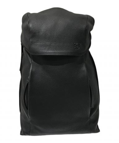中古・古着通販】LOEWE (ロエベ) レザーリュック ブラック｜ブランド