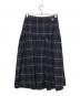 BORDERS at BALCONY (ボーダーズアットバルコニー) PLAID SKIRT ネイビー×ピンク サイズ:38：10000円