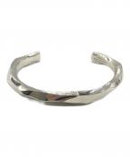 GARNIガルニ）の古着「Crockery Bangle-L」｜シルバー