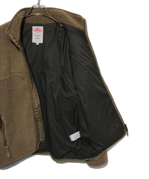 DANTON（ダントン）DANTON (ダントン) インサレーションスタンドカラーボアジャケット ブラウン サイズ:Ｌの古着・服飾アイテム