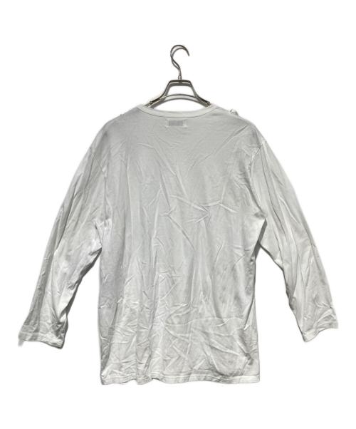 s'yte（サイト）s'yte (サイト) 40/2 JERSEY BRAIDED T-SHIRT ホワイト サイズ:3の古着・服飾アイテム