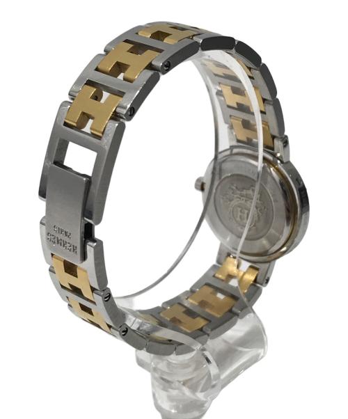 HERMES（エルメス）HERMES (エルメス) CLIPPER リストウォッチ ベージュの古着・服飾アイテム