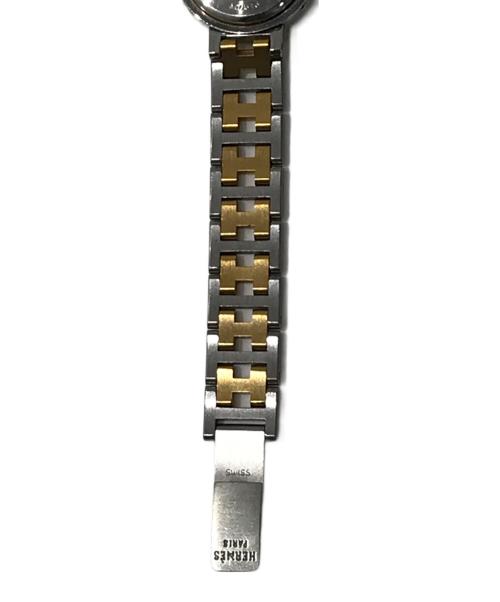 HERMES（エルメス）HERMES (エルメス) CLIPPER リストウォッチ ベージュの古着・服飾アイテム